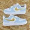 Or Et Bleu (modèle Au Choix) - Air Force 1 Custom 1 Or Et Bleu (modèle Au Choix) - Air Force 1 Custom -Sneakers Boutique fiulletgolmmmpd 5L4A0559copie3 1