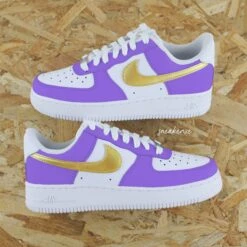 Or Et Rose (modèle Au Choix) - Air Force 1 Custom -Sneakers Boutique fiulletppppmgold 5L4A0559copie3 3