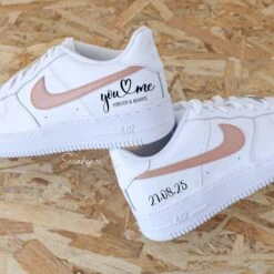 On S'est Dit Oui ! - Air Force 1 Custom -Sneakers Boutique gfddfgAchieve