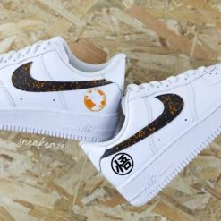 Goku Noir Et Orange - Air Force 1 Custom