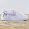 Hibiscus - Air Force 1 Custom 1 Hibiscus - Air Force 1 Custom -Sneakers Boutique hibiscus rosepastel 1