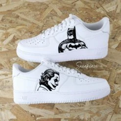 Batman Et Joker - Air Force 1 Custom