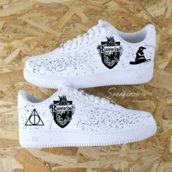 Gryffondor Harry Potter (maison Au Choix) - Air Force 1 Custom -Sneakers Boutique serdaigle