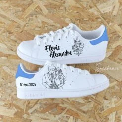 Bouquet De La Marié - Stan Smith Custom Mariage 13 Bouquet De La Marié - Stan Smith Custom Mariage -Sneakers Boutique stanbabypinkcopieHelloAlmeida