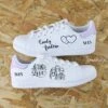 With Love - Stan Smith Custom Mariage -Sneakers Boutique stanlilacopieAutumninNovember
