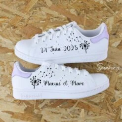 Bohème - Stan Smith Custom -Sneakers Boutique stanlilacopie 4998fd79 8e8f 456e a8ae 3672a2eb8263